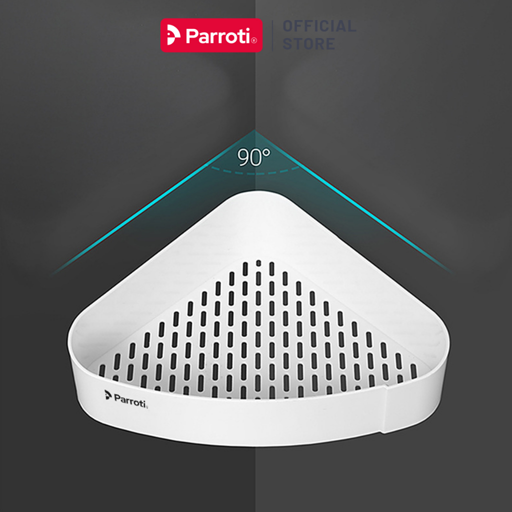 Ảnh Kệ góc nhà tắm để đồ đa năng, khay nhà bếp dán tường Parroti Trophy TP-G01 2