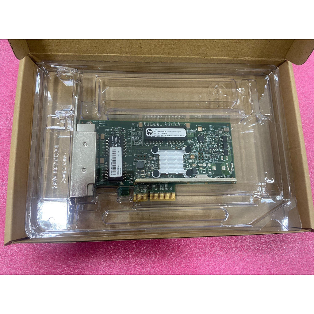 HPE 331T - Adaptateur Réseau - PCIe 2.0 X4 - Gigabit Ethernet X 4 PN - Foto 3