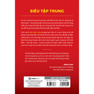 Sách - Siêu Tập Trung (Hyperfocus) - Chris Bailey