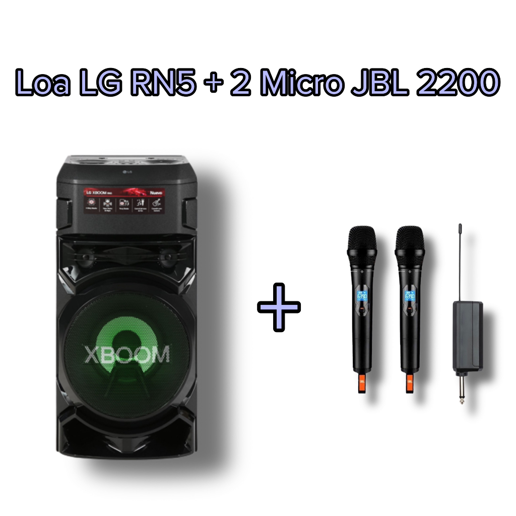 [FREE SHIP TOÀN QUỐC] Loa Karaoke LG Xboom RN5 VÀ RNC5 -300W- Hàng ...