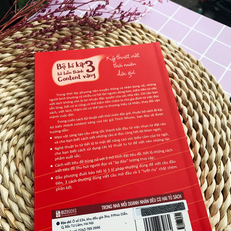 Bộ Bí Kíp Hô Biến Thành Content Vàng - Tập 3: Kỹ Thuật Viết Thôi Miên Độc Giả - Sách Phát Triển Kỹ Năng
