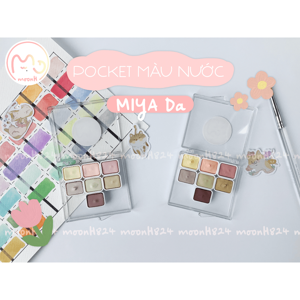[ moonH ] [Tặng Vỏ Màu] Set Màu MIYA Tone Da Cực Xinh 7 Mã | Shopee ...
