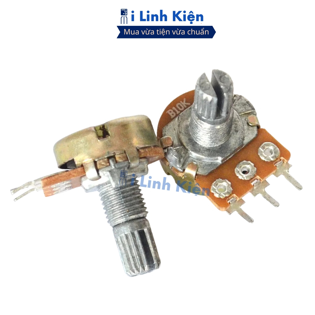 Chiết áp đơn 10K (combo 5) WH148-B10K ( Không kèm ốc) 15mm chất lượng cao ilinhkien