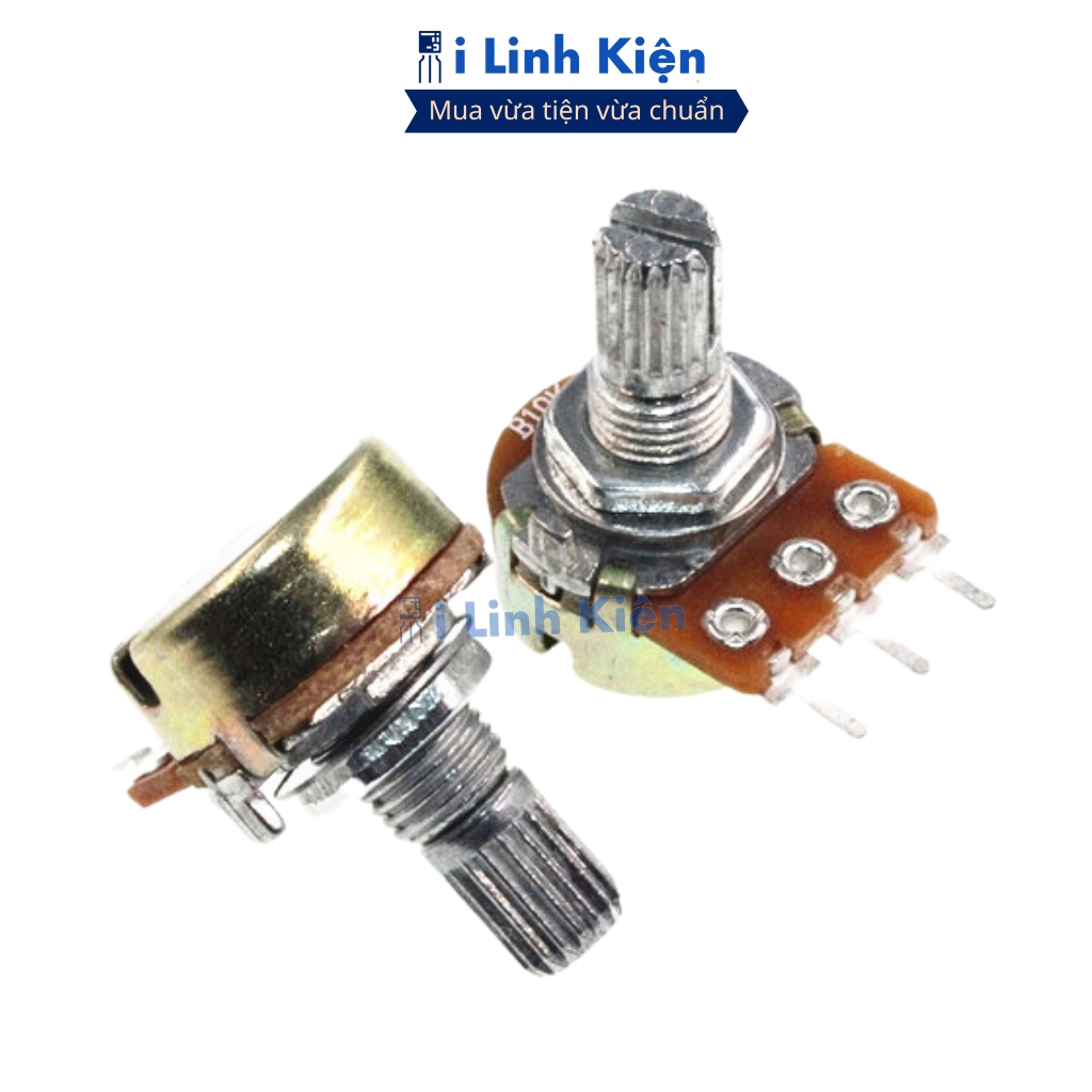 Chiết áp đơn 10K (combo 5) WH148-B10K ( Không kèm ốc) 15mm chất lượng cao ilinhkien