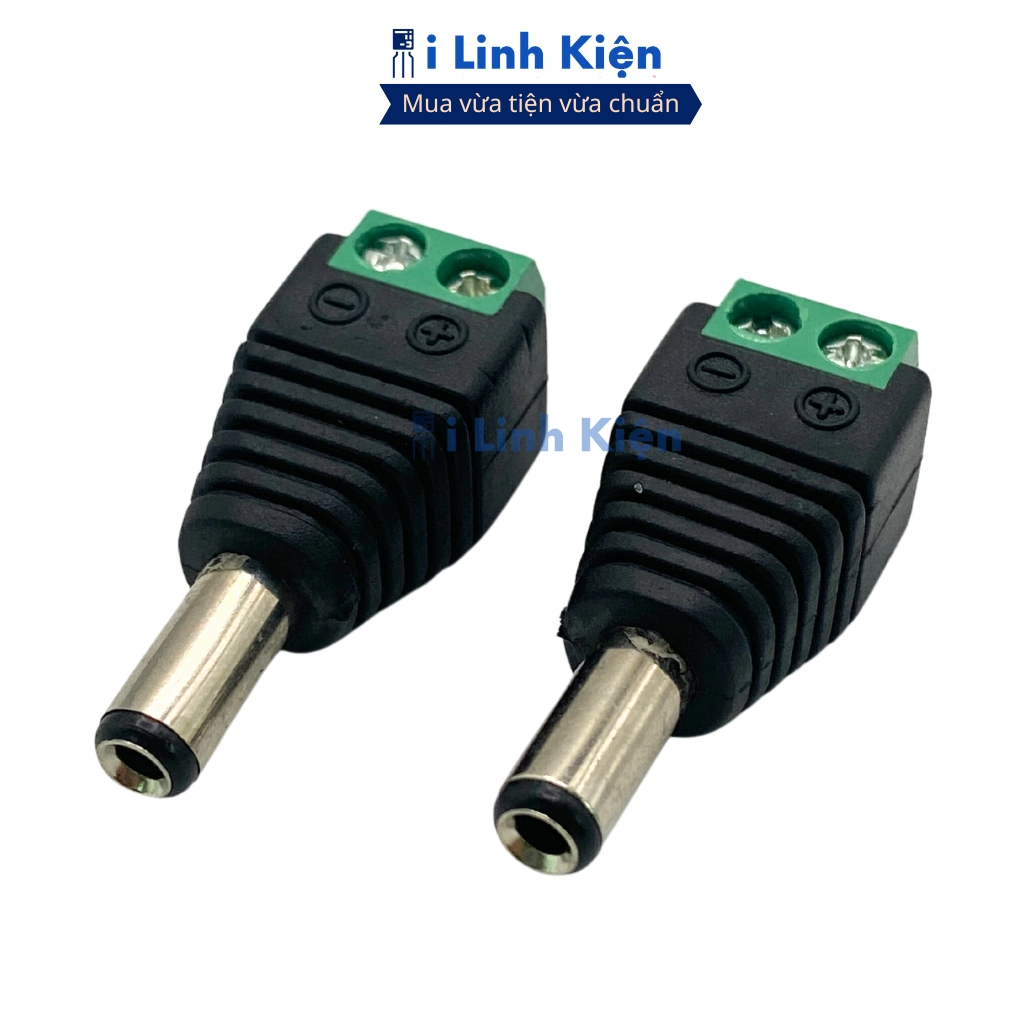 Jack nguồn DC đực cái 5.5x2.5mm 5.5x2.1mm chất lượng cao ILinhkien.