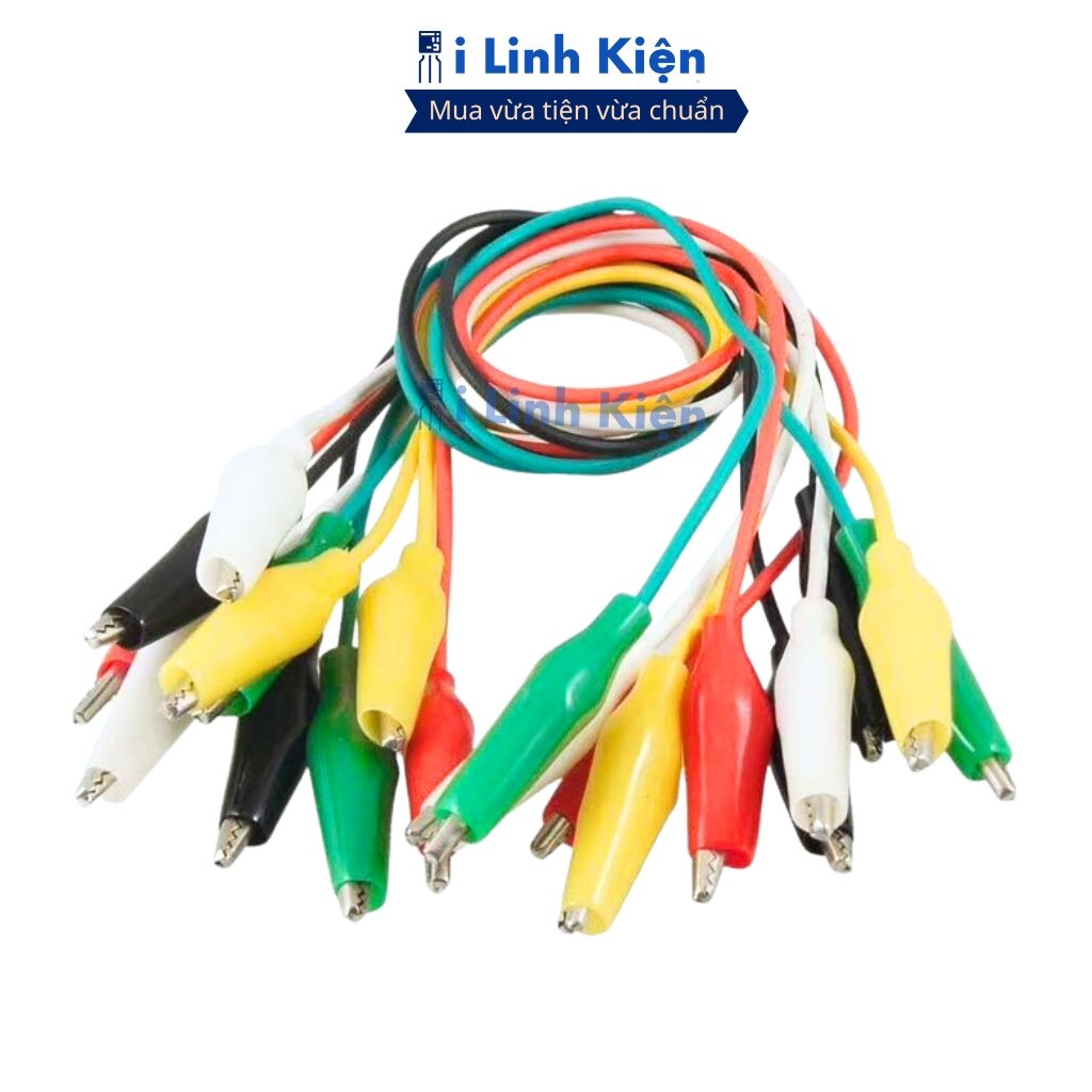 Dây kẹp cá sấu nhỏ 26mm loại tốt dài 50cm đảm bảo chất lượng ilinhkien.