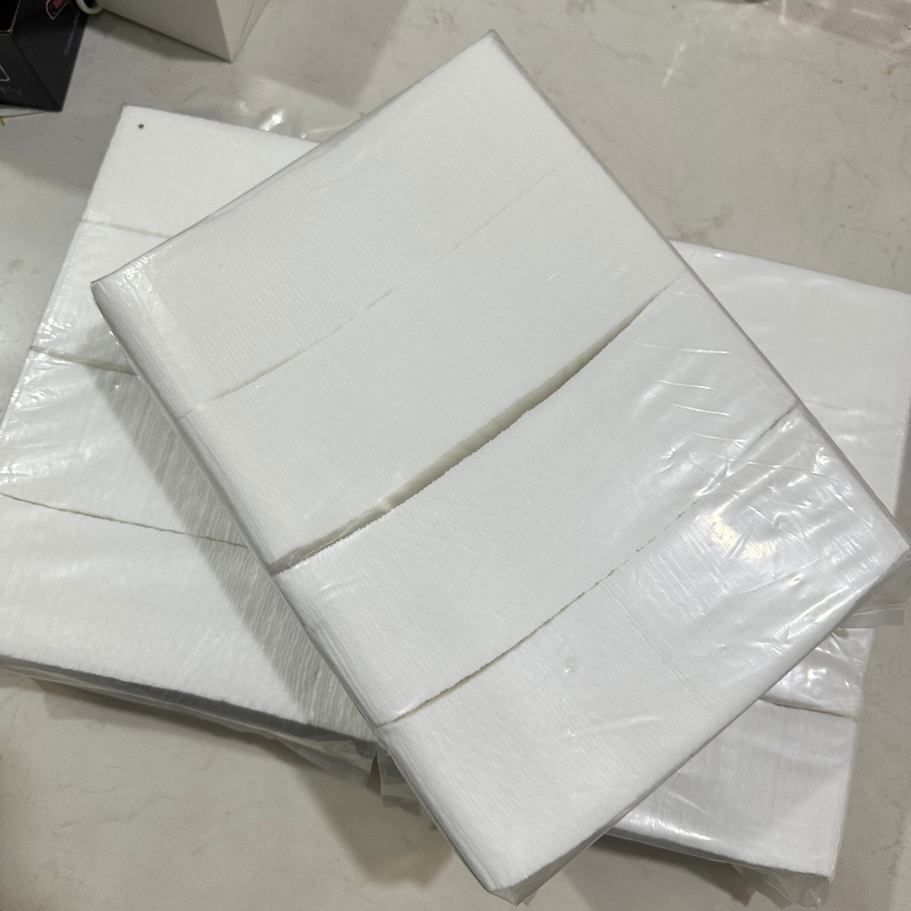[GIÁ SỈ] Bông Gòn Ép Miếng Cắt Sẵn 7x7 cm bịch 500g