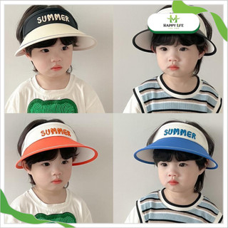 Mũ Che Nắng Cho Bé Vành Rộng Thêu Chữ SUMMER – Thoáng Mát, Dễ Thương, Gấp Gọn Mang Du Lịch Hè