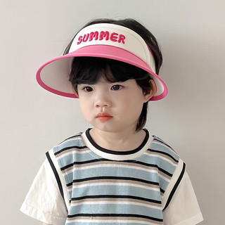 Mũ Che Nắng Cho Bé Vành Rộng Thêu Chữ SUMMER – Thoáng Mát, Dễ Thương, Gấp Gọn Mang Du Lịch Hè