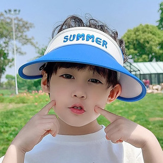 Mũ Che Nắng Cho Bé Vành Rộng Thêu Chữ SUMMER – Thoáng Mát, Dễ Thương, Gấp Gọn Mang Du Lịch Hè