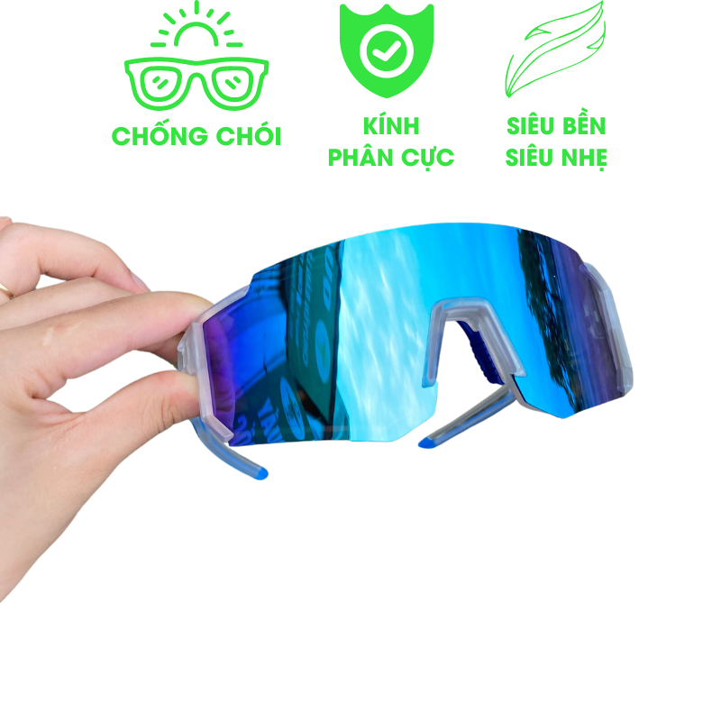 Kính chạy bộ thể thao, kính râm đạp xe chống nắng, chống bụi siêu bền ...