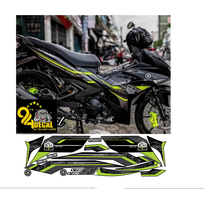 TEM RỜI EXCITER 150 MẪU Y15ZR CAO CẤP