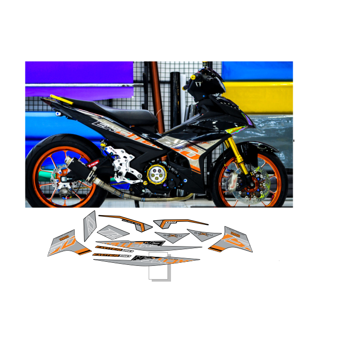 TEM RỜI EXCITER 150 CAO CẤP ĐA DẠNG MÀU SẮC