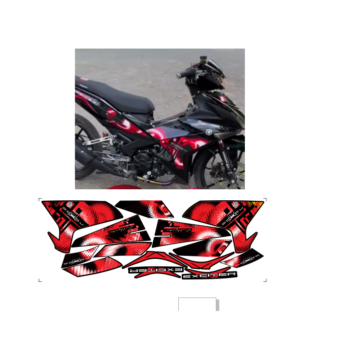 TEM RỜI EXCITER 150 CAO CẤP ĐA DẠNG MÀU SẮC
