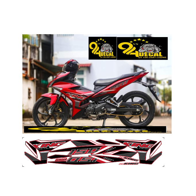 TEM RỜI EXCITER 150 CAO CẤP ĐA DẠNG MÀU SẮC