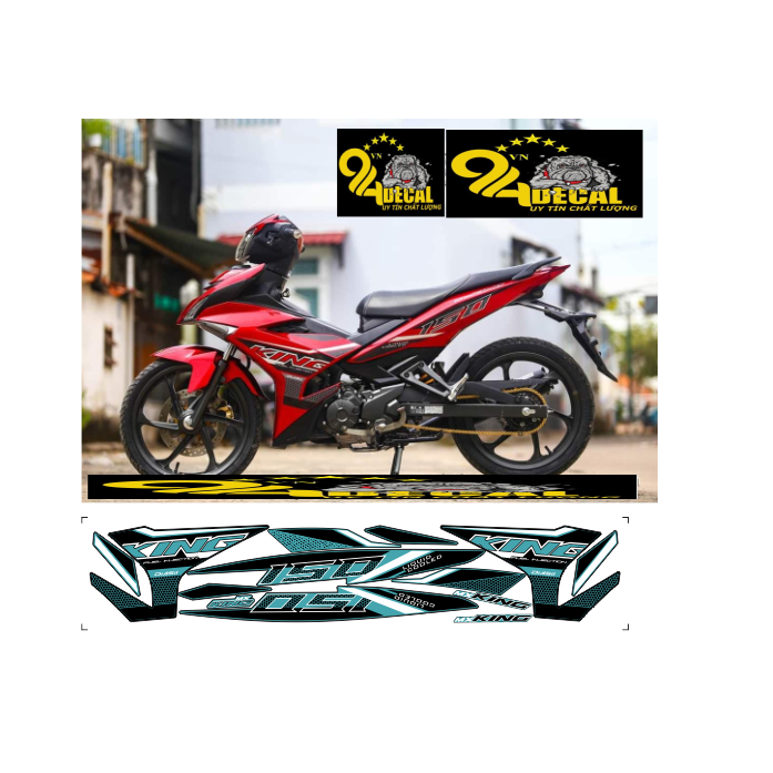 TEM RỜI EXCITER 150 CAO CẤP ĐA DẠNG MÀU SẮC