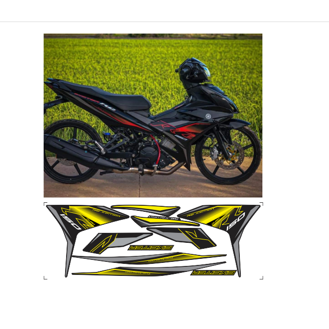 TEM RỜI EXCITER 150 CAO CẤP ĐA DẠNG MÀU SẤC