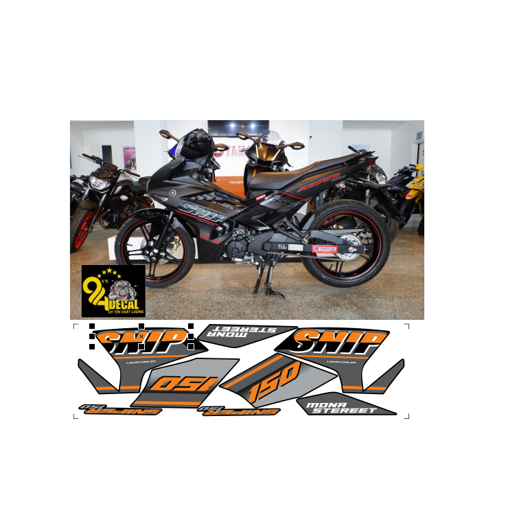 TEM RỜI EXCITER 150 CAO CẤP ĐA DẠNG MÀU SẮC