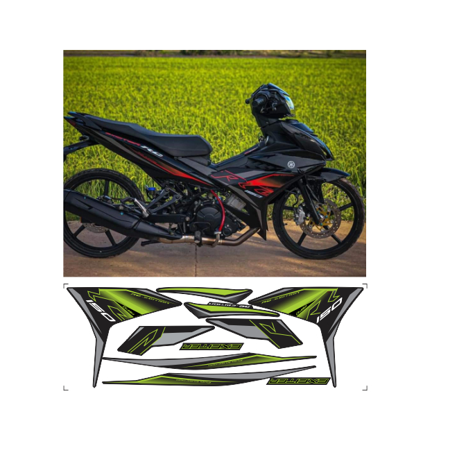 TEM RỜI EXCITER 150 CAO CẤP ĐA DẠNG MÀU SẤC