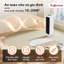 Máy sưởi gốm nhập khẩu không khô da FUJIHOME, quạt sưởi ấm Ceramic tiết kiệm điện không đốt oxy tự ngắt an toàn