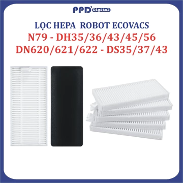 Phụ kiện robot hút bụi Ecovacs Deebot N79, DH, DS, DO, DN620/621/622, Màng lọc hepa, Tấm lọc, Lọc Bụi