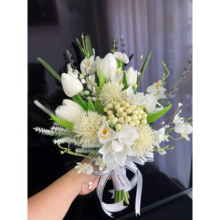 Hoa cầm tay cô dâu mix siêu đẹp(mới)