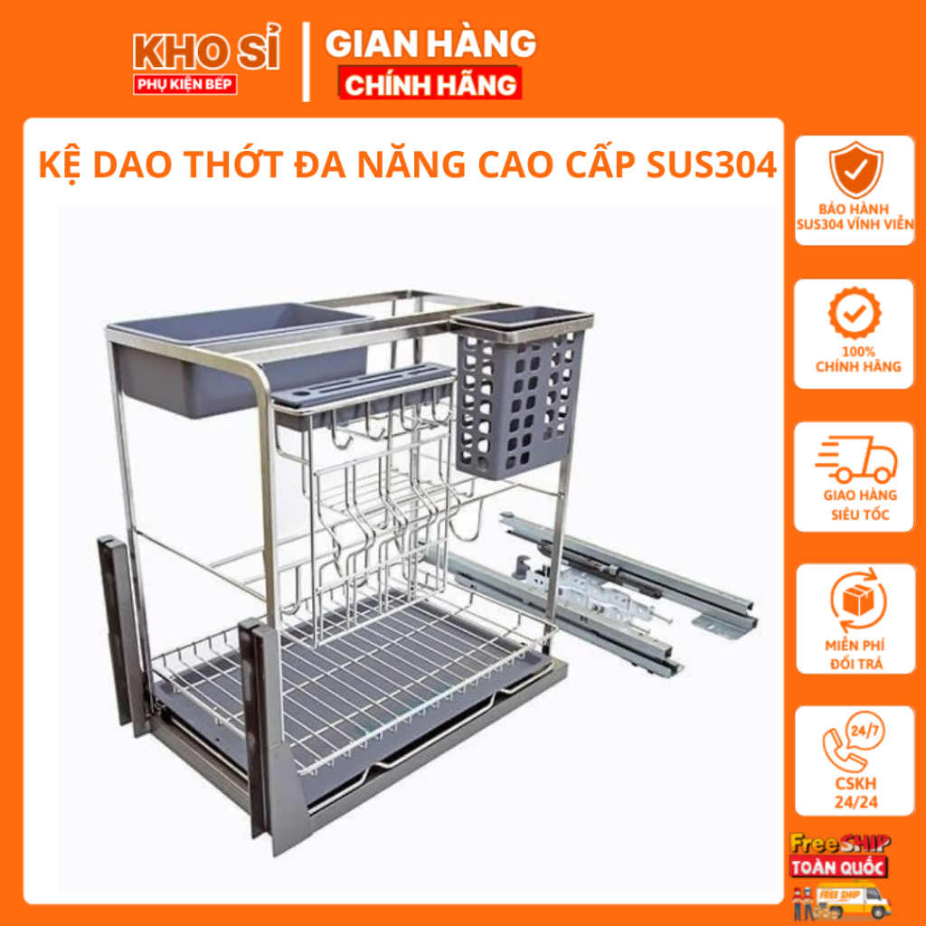 Kệ Xoong Nồi Nan Dẹt EurotekDáng Sang Trọng, Hiện Đại, Bắt Mắt