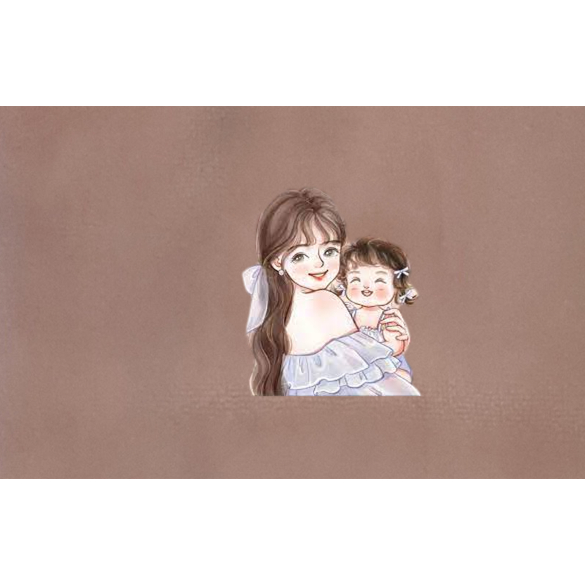 HÌNH ỦI ÉP NHIỆT-Sticker -HÌNH in ủi áo trực TIẾP BẰNG  bàn là ủi Hình MẸ VÀ CON GAI- hình in đẹp sắc nét-THEO YÊU CẦU