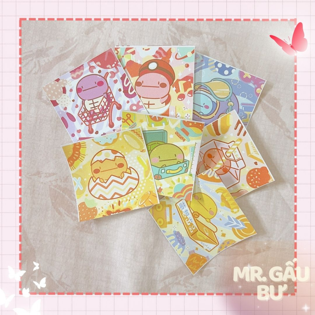 Set 24 sticker Rùa Con | Shopee Việt Nam