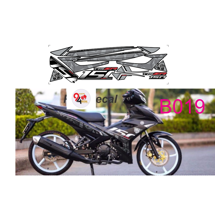tem rời exciter 150 cao cấp đa dạng màu sắc