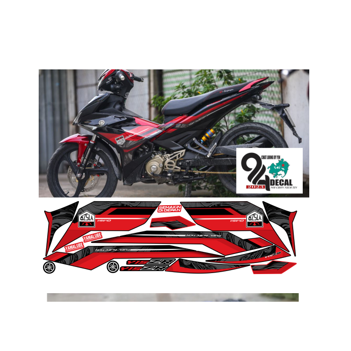 tem rời exciter 150 mẫu y15zr cao cấp đa dạng màu sắc