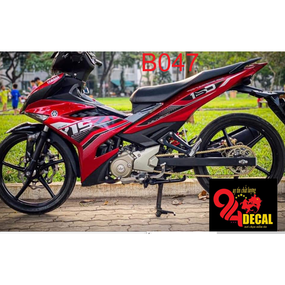 tem rời exciter 150 cao cấp đa dạng màu sắc