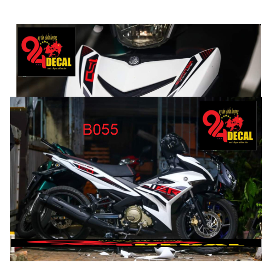 tem rời exciter 150 cao cấp đa dạng màu sắc
