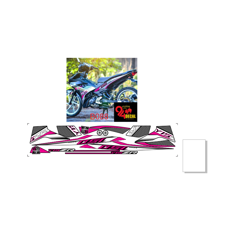 tem rời exciter 150 mẫu y15zr cao cấp