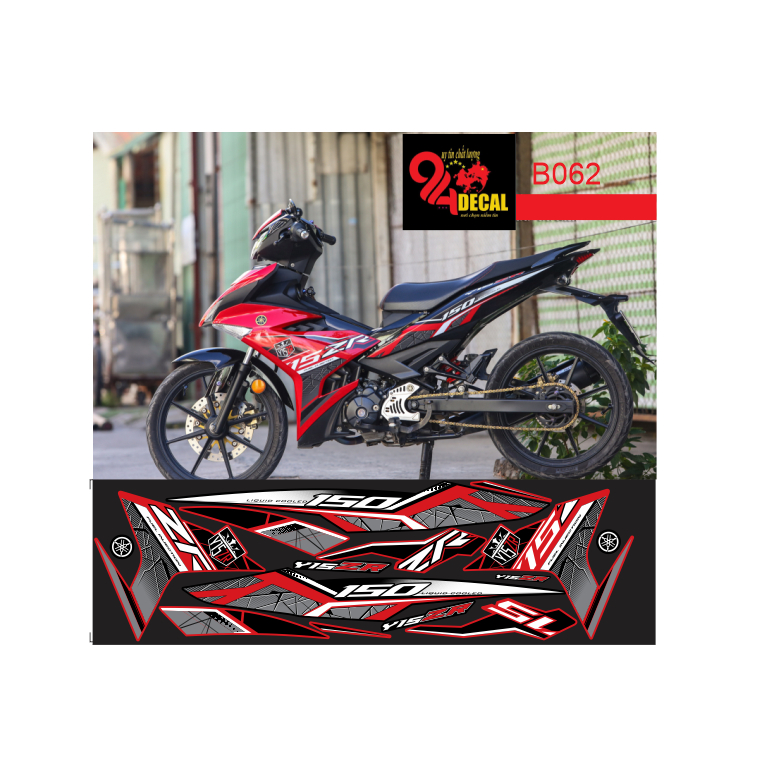 tem rời exciter 150 mẫu y15zr cao cấp