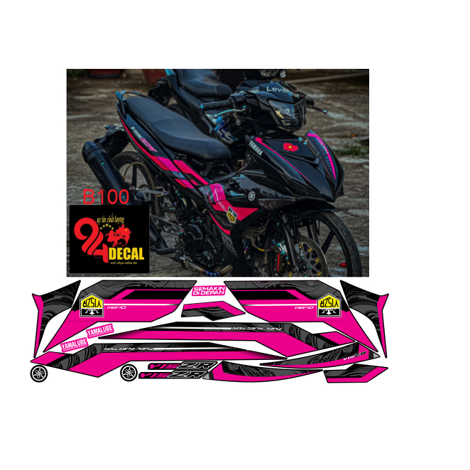 tem rời exciter 150 mẫu y15zr cao cấp đa dạng mau sắc