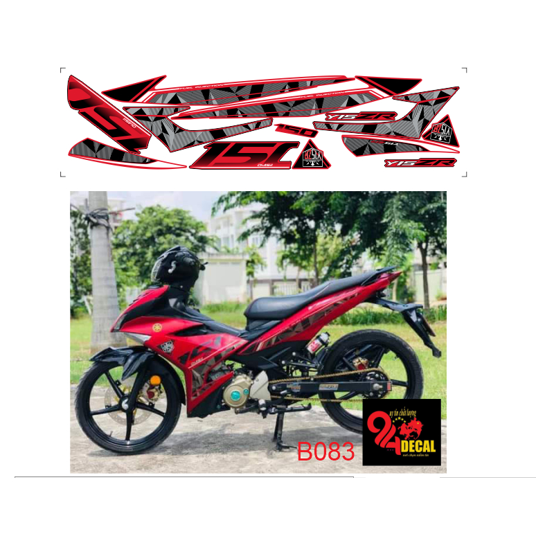 tem rời exciter 150 mẫu y15zr cao cấp đa dạng mau sắc