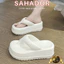 Dép tông đi biển xỏ ngón LOẠI 1 đế cao 5cm & 7cm tăng chiều cao chống trượt thoải mái dễ đi mã 7768