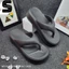 Dép tông đi biển xỏ ngón LOẠI 1 đế cao 5cm & 7cm tăng chiều cao chống trượt thoải mái dễ đi mã 7768