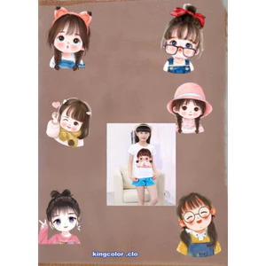 Sticker-HÌNH Em Bé CHI BI in ủi trực tiếp bằng bàn là bàn ủi,Đơn giản dễ làm nhât-THEO YÊU CẦU INBOX
