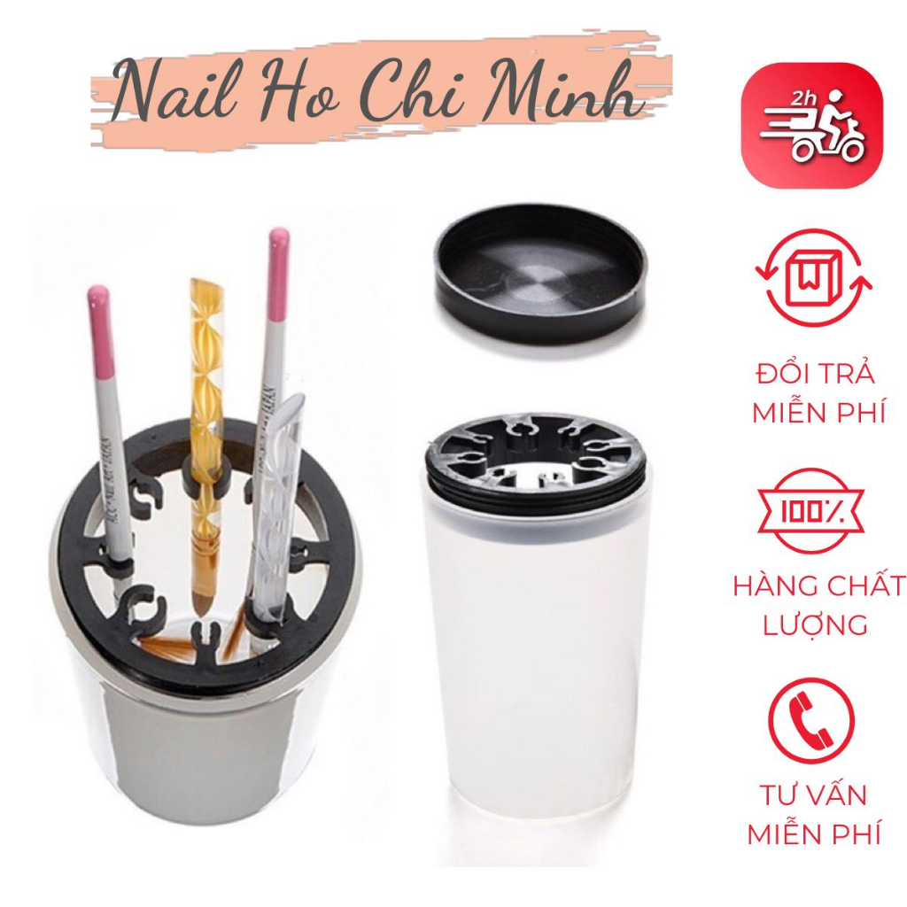 [HCM]Bình Rửa Cọ Vẽ Móng, Cốc Rửa Cọ Nail