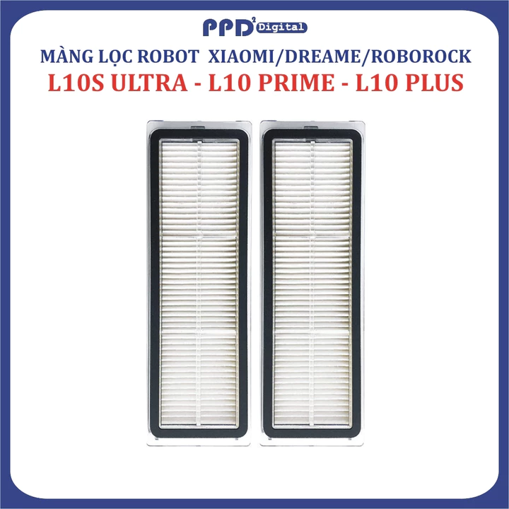 Phụ kiện robot hút bụi lau nhà Xiaomi Dreame L10S Ultra, L10 Prime, L10 Plus , Màng lọc hepa, Tấm lọc, Lọc Bụi