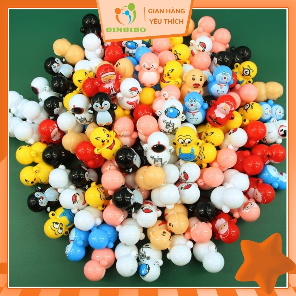 (combo 10 con) Lật đật mini cho bé hình Squid Game Và Doraemon dễ thương siêu đáng yêu - Binbibo