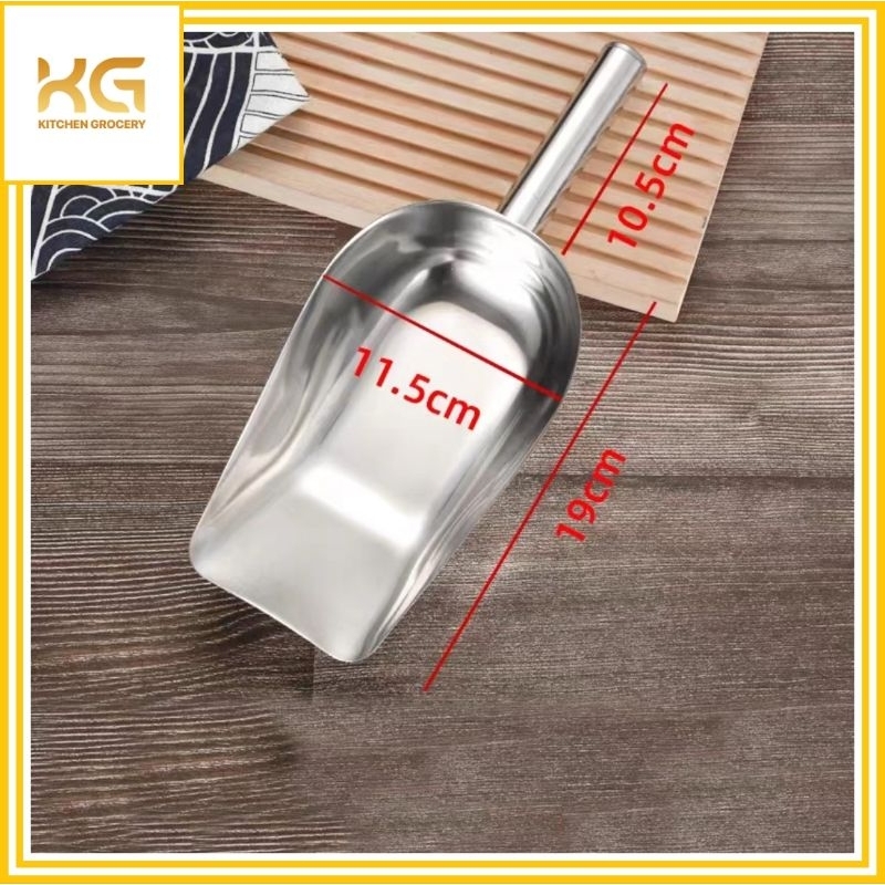 Xẻng Xúc Đá Inox, Muỗng Xúc Ngũ Cốc Đầu Vuông | Shopee Việt Nam