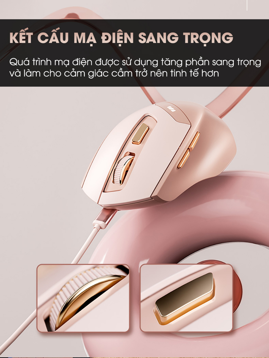 Chuột không dây bluetooth SIDOTECH INPHIC DR8 cute pin sạc silent tắt âm cho máy tính laptop có điều chỉnh DPI gaming - ảnh 6
