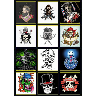 ẢNH DÁN STICKER DÁN KÍNH GƯƠNG KỆ TÔNG ĐƠ KÍCH THƯỚC 7cm x 7cm