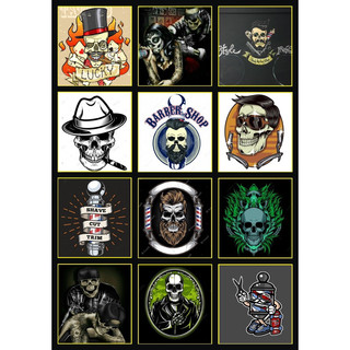 ẢNH DÁN STICKER DÁN KÍNH GƯƠNG KỆ TÔNG ĐƠ KÍCH THƯỚC 7cm x 7cm