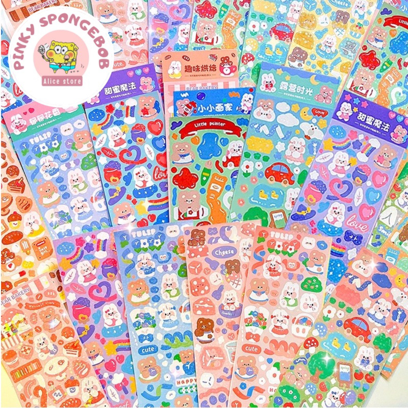 Sticker Hình Dán Cute Trang Trí Sổ MAGIC Nhãn Dán Điện Thoại, Laptop ...