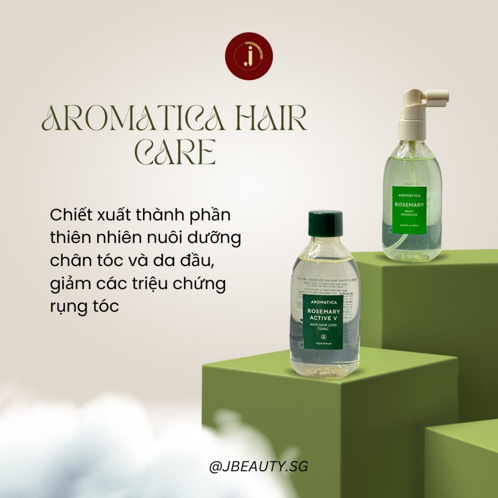 Xịt dưỡng giảm rụng tóc AROMATICA ACTIVE V ANTIHAIR LOSS TONIC 100ml