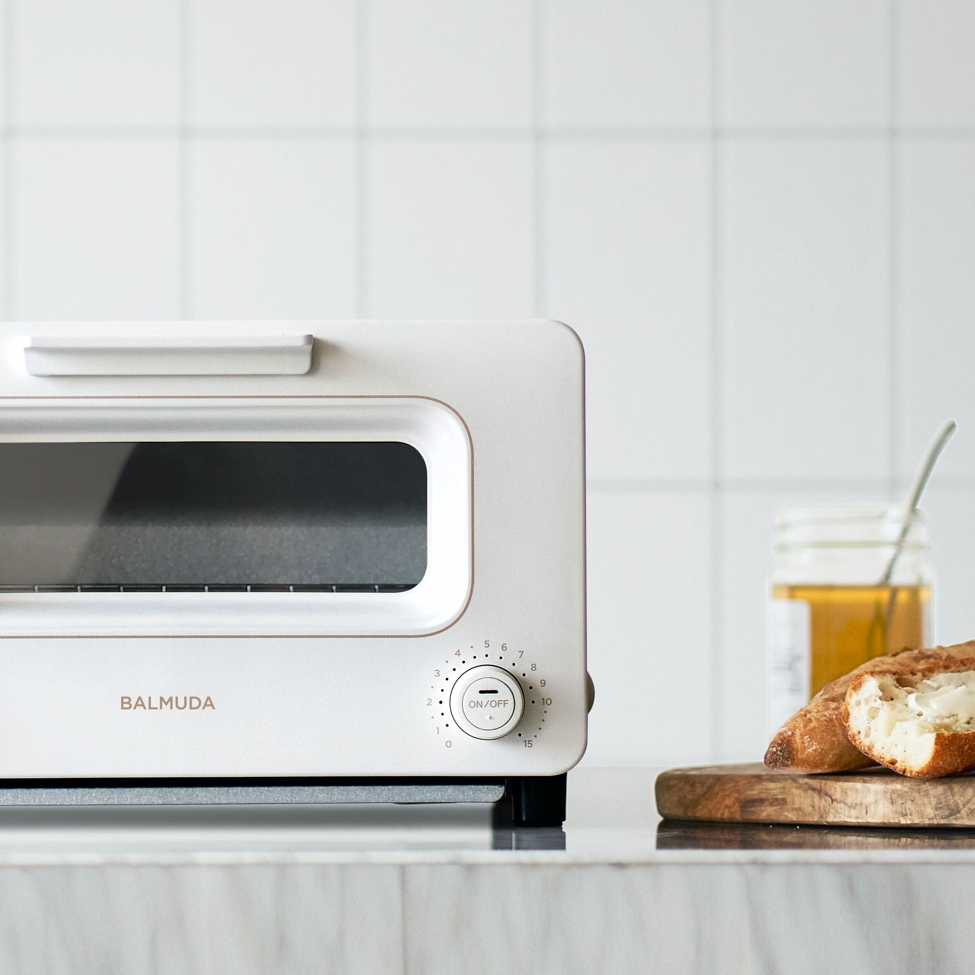 Lò nướng bổ sung hơi nước Balmuda toaster white màu trắng K05B WH